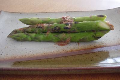 アスパラのおひたし