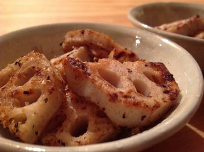 厚切りれんこんのきんぴら