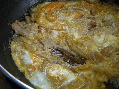 ちくわとたまねぎの柳川風