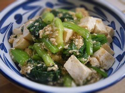 マーボー小松菜