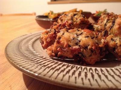 落とし揚げがんも