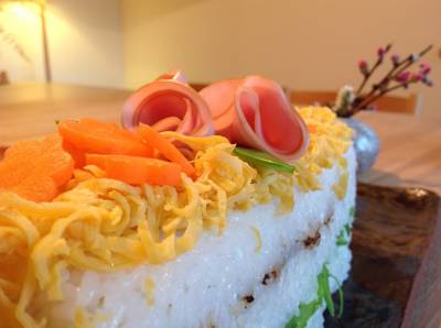 ケーキのような押しずし