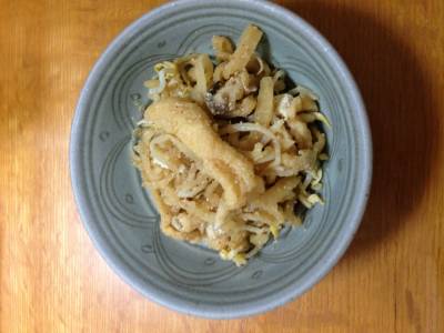 もやしと切り干し大根のごま酢あえ