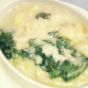 かきとほうれんそうのクリーム煮