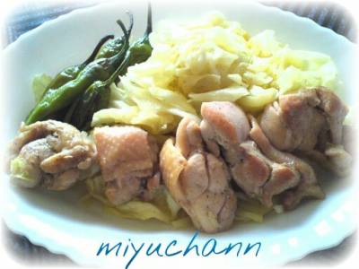 キャベツと鶏のさっぱり煮