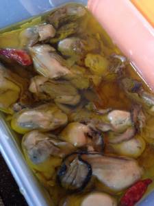 かきのオイル漬け