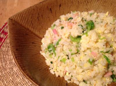 シンプルレタスチャーハン