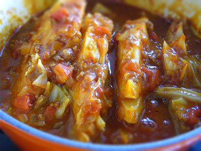 キャベツのカレー煮