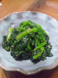 ほうれんそうのナムル