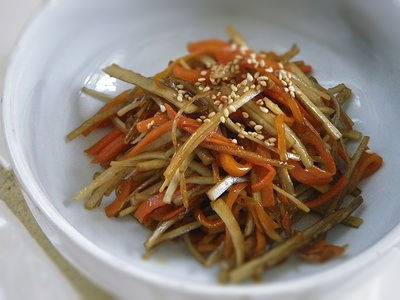 ごぼうとにんじんのきんぴら