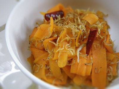 にんじんとじゃこのきんぴら