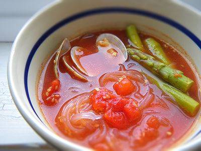 あさりと春雨のスープ