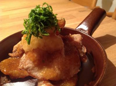 豚肉のしょうがおろしあんかけ