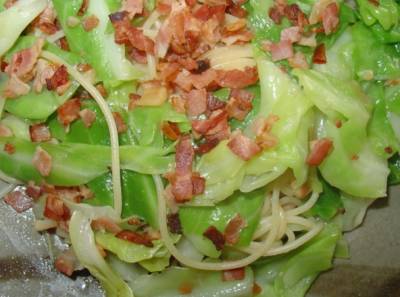 春キャベツのシンプルパスタ