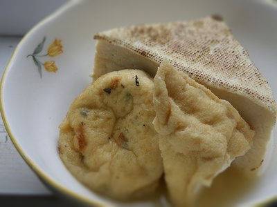 焼き豆腐と厚揚げの夫婦炊き