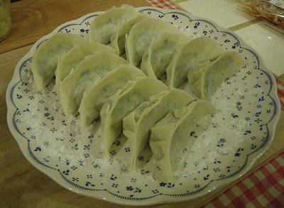 にらたま白菜スープギョーザ