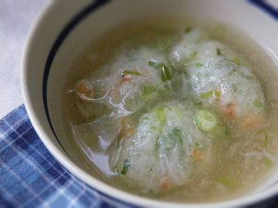大根餅のすまし汁