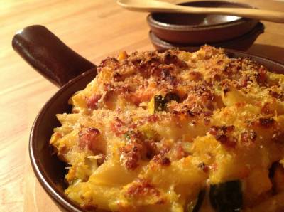 かぼちゃとペンネのグラタン