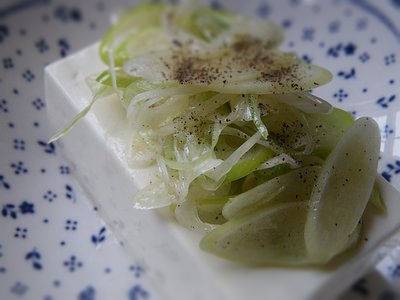 ねぎ塩やっこ