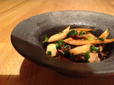 豚バラ肉のエリンギ炒め