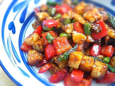 里芋の甘辛炒め