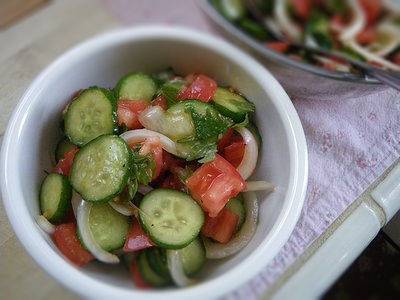 トマトの和風サラダ