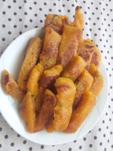 かぼちゃのお焼きカレー風味