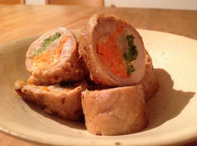 豚肉のチーズロール