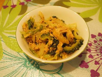 ゴーヤーのツナ炒め