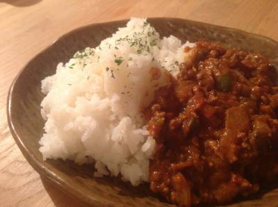 ひき肉とたっぷり野菜のカレー
