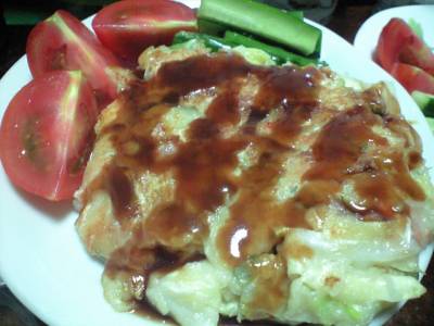 とうふわお好み焼き