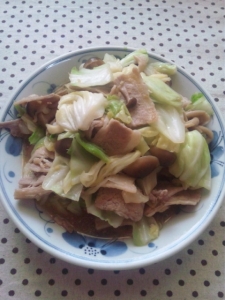 豚キャベツマヨ炒め