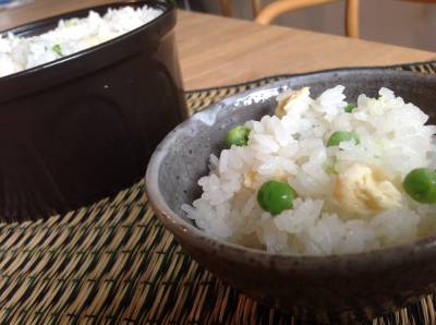 青豆ご飯