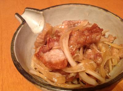 新たまねぎと豚肉の南蛮漬け
