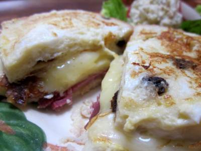 クロックムッシュ風フレンチトースト