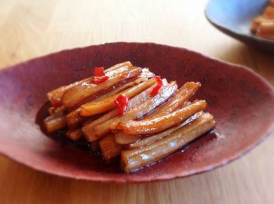 れんこんの炒め煮