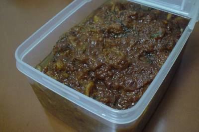 甜麺醤(ティエンメンジァン)を使った肉みそ