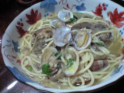 あさりとごぼうのスパイシースープ麺