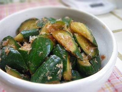 きゅうりの土佐じょうゆ