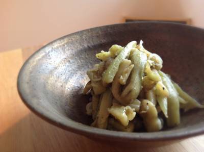 なすのシンプル塩炒め