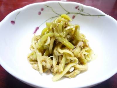 なすのシンプル塩炒め