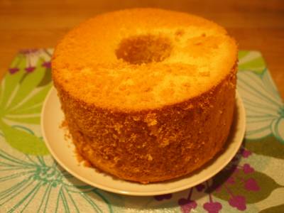 メープルシロップのシフォンケーキ