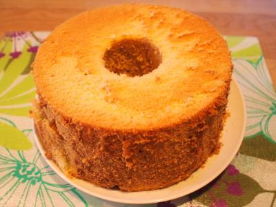 メープルシロップのシフォンケーキ