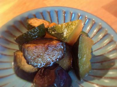 夏野菜の揚げびたし