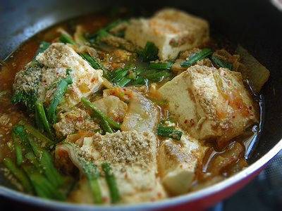 肉キムチ豆腐