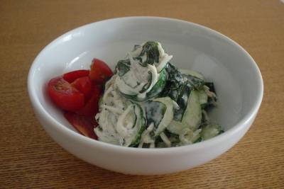 きゅうりとわかめの和風サラダ