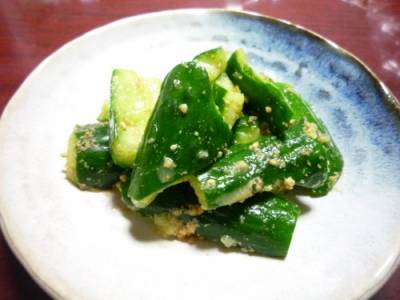 きゅうりのからし漬け