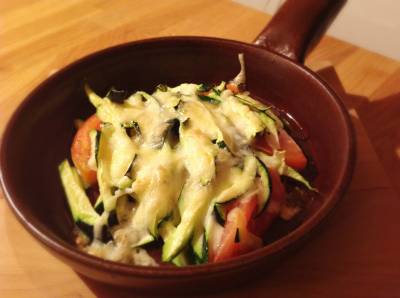 ズッキーニのチーズ焼き