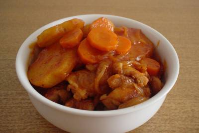 ピリ辛鶏じゃが