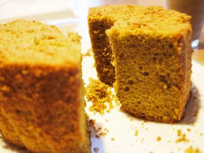 メープルシロップのシフォンケーキ